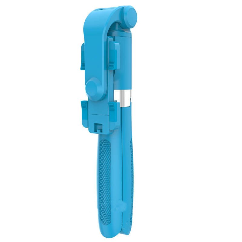 Compatible with Apple, Tripod Selfie Stick Mobile Universal Live Triangle Bracket One Bluetooth Selfie Artifact - Big Mike