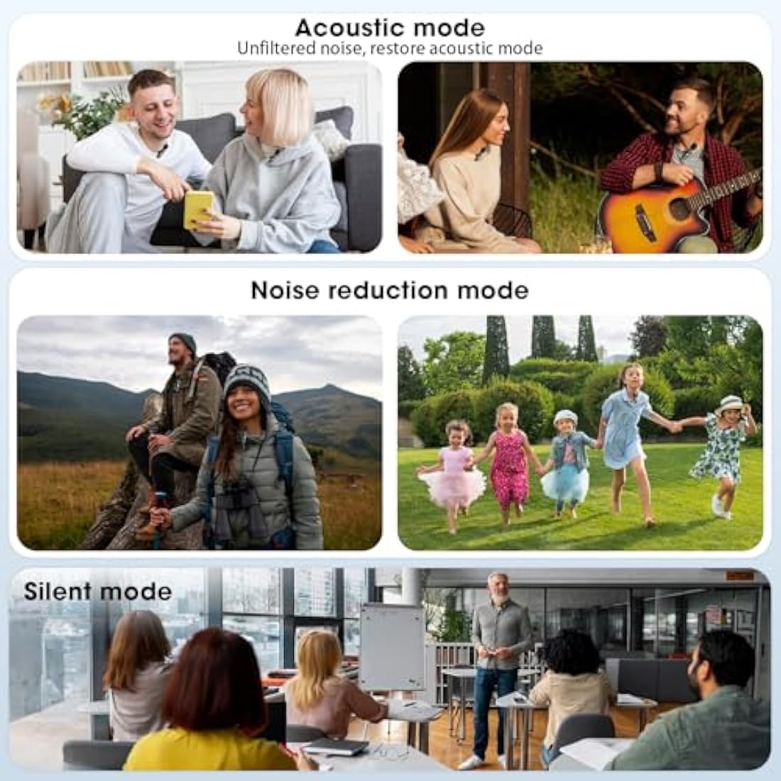 HMKCH Wireless Lavalier Microphone for iPhone - iPad, Android Phone,Computer, Mini Lapel Mic with Noise Reduction and crystal sound for Video Recording, Vlogging, TikTok, YouTube - Big Mike