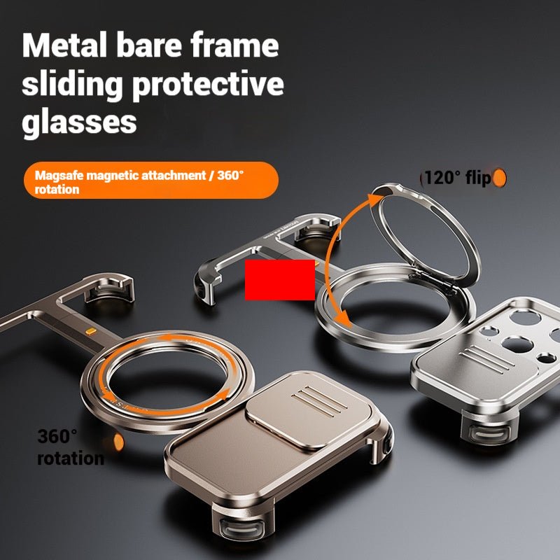 Magnetic Bezel-free 360-degree Rotating Bracket Phone Case - Big Mike