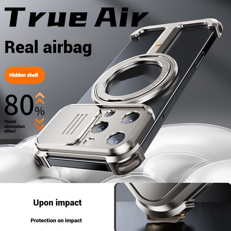 Magnetic Bezel-free 360-degree Rotating Bracket Phone Case - Big Mike