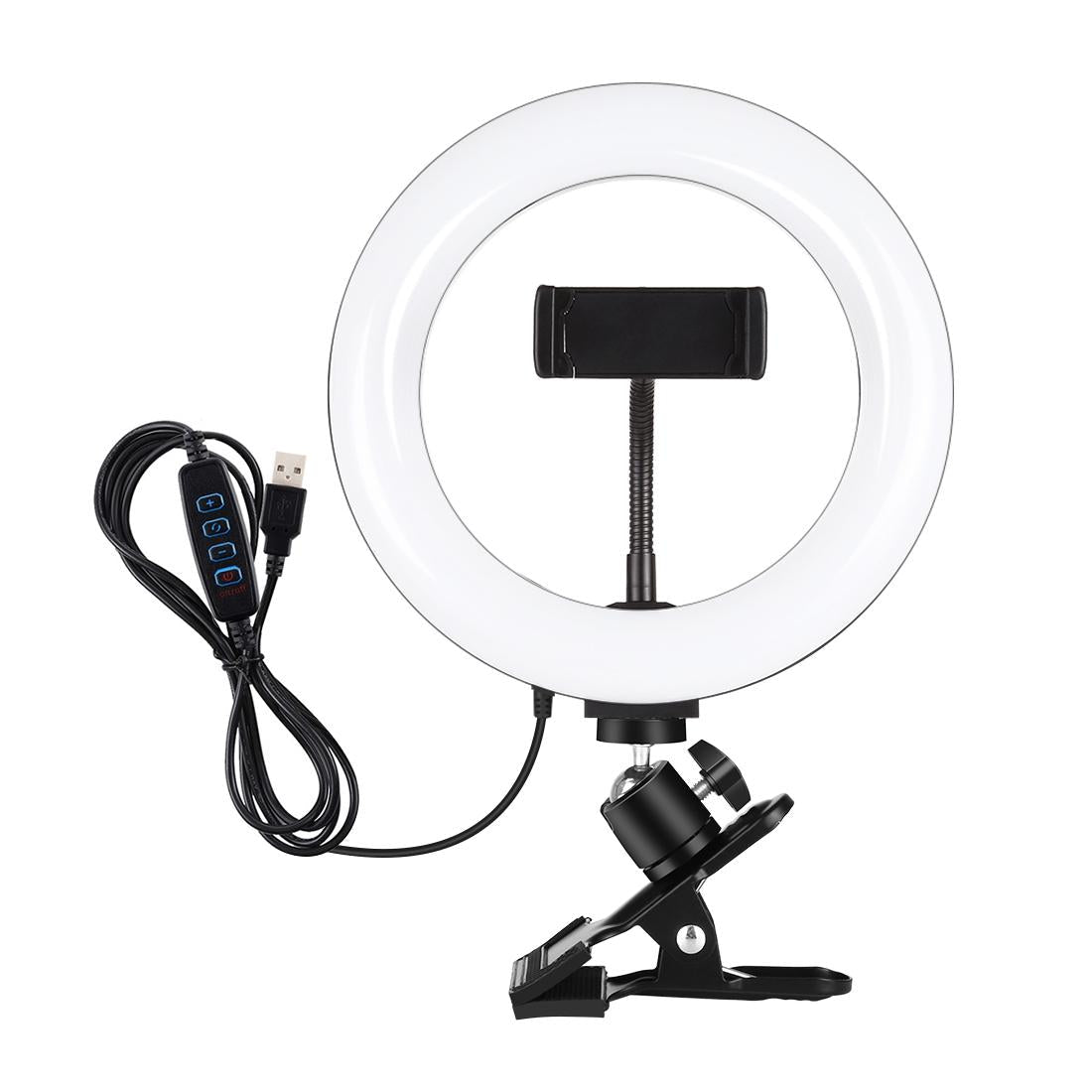 NNEIDS 7.9 Ring Selfie Light With Dual Colour Led For Vlogging & Photography - Big Mike