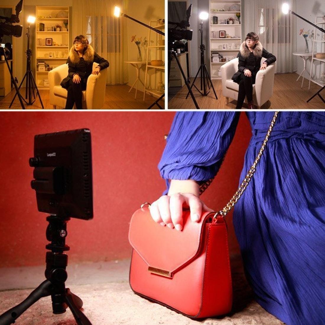 NNEIDS Professional Led Studio Light For Vlogging & Photography - 520 Leds 4100Lm - Canon / Nikon Dslr Compatible - Big Mike