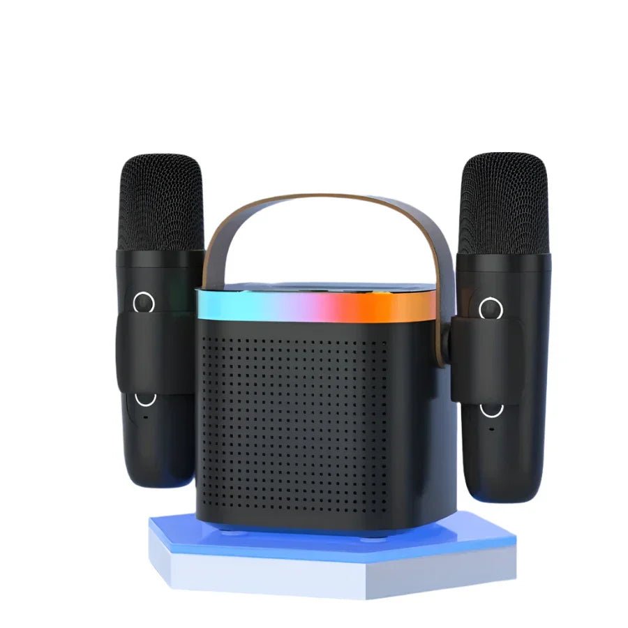 Portable Bluetooth Karaoke Speaker System with Microphones - Big Mike