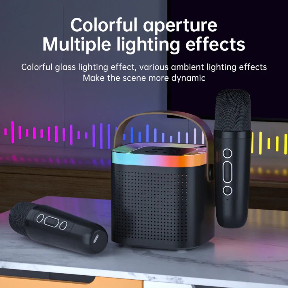 Portable Bluetooth Karaoke Speaker System with Microphones - Big Mike