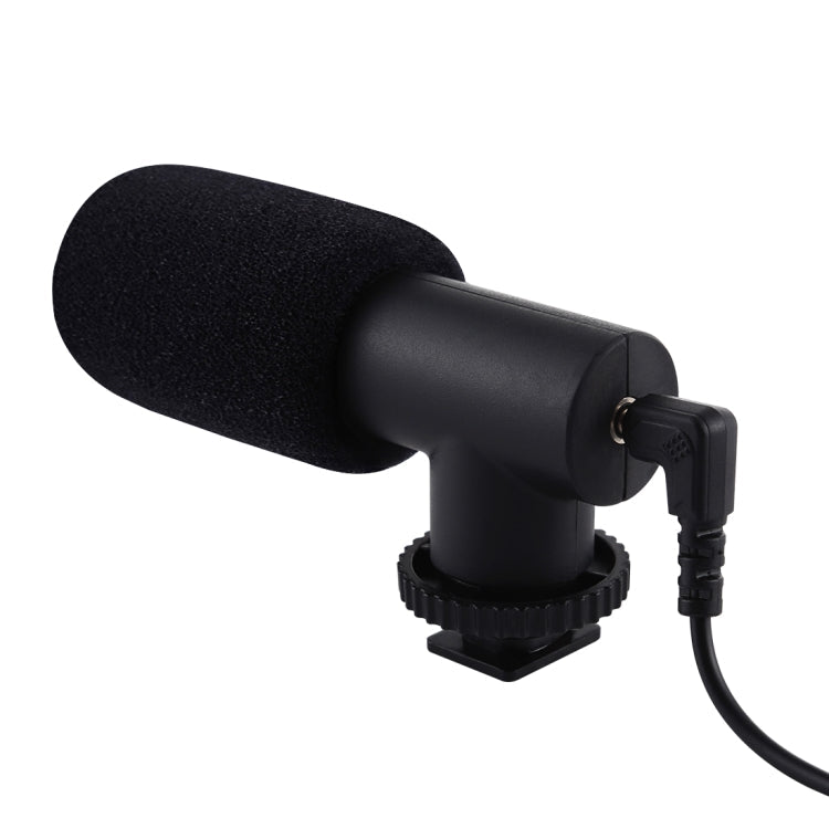 PULUZ 3.5mm Audio Stereo Recording Vlogging Professional Interview Microphone for DSLR & DV Camcorder, Smartphones - Big Mike