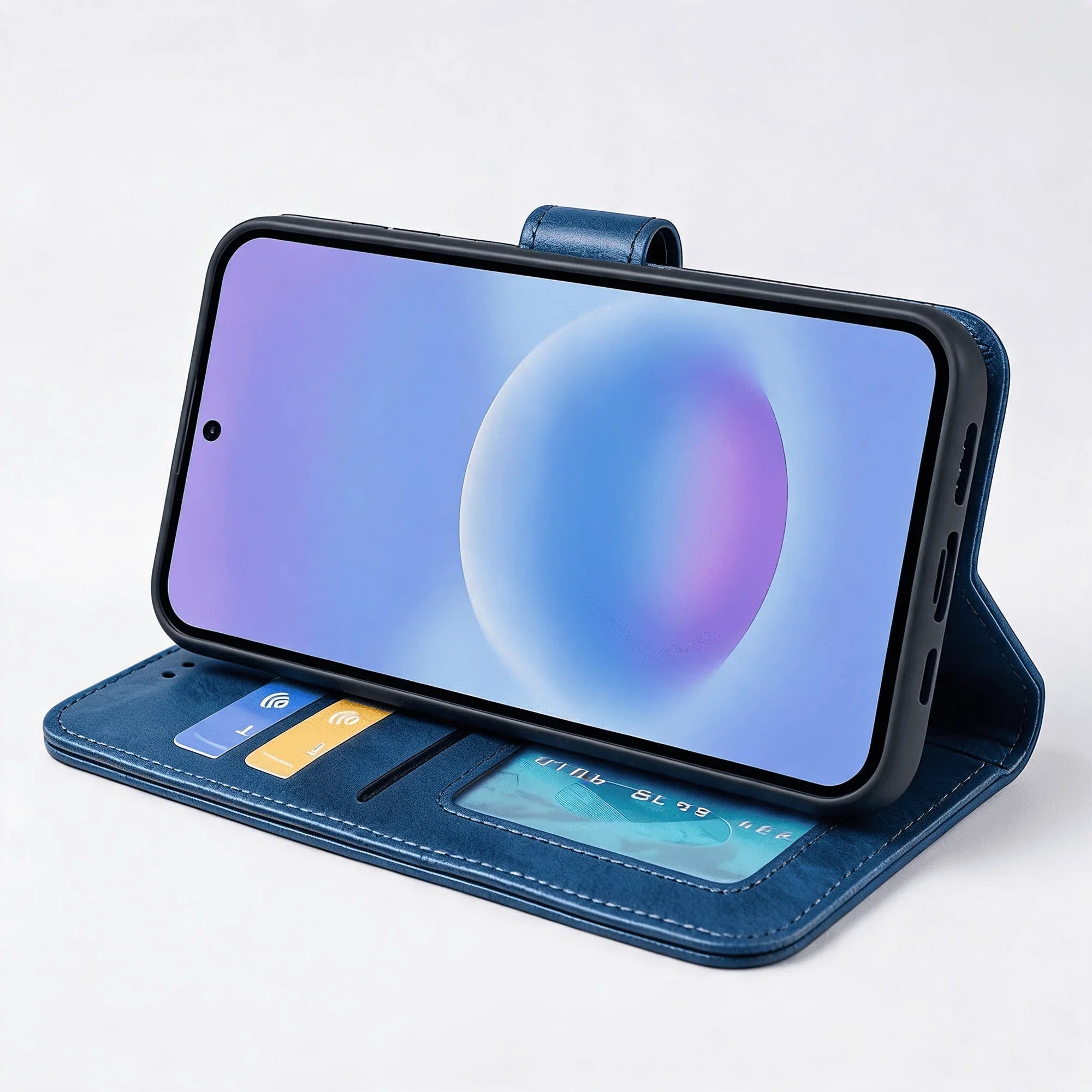Samsung Galaxy A57 Book Flip Case Leather Wallet - Big Mike