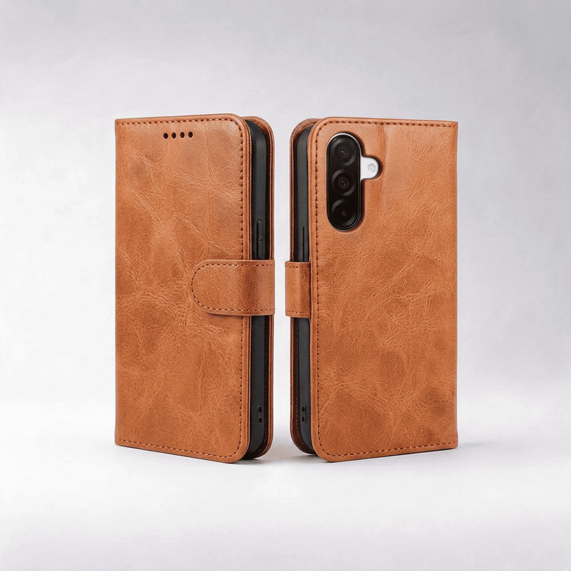Samsung Galaxy A57 Book Flip Case Leather Wallet - Big Mike
