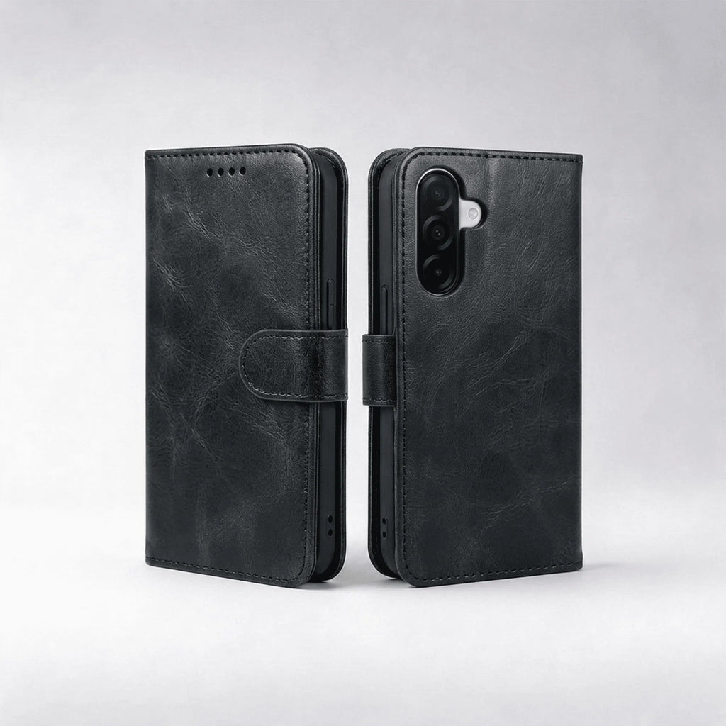 Samsung Galaxy A57 Book Flip Case Leather Wallet - Big Mike