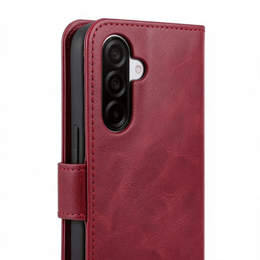 Samsung Galaxy A57 Book Flip Case Leather Wallet - Big Mike