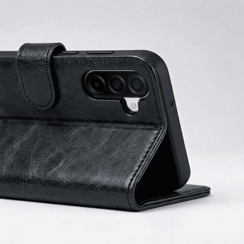 Samsung Galaxy A57 Book Flip Case Leather Wallet - Big Mike