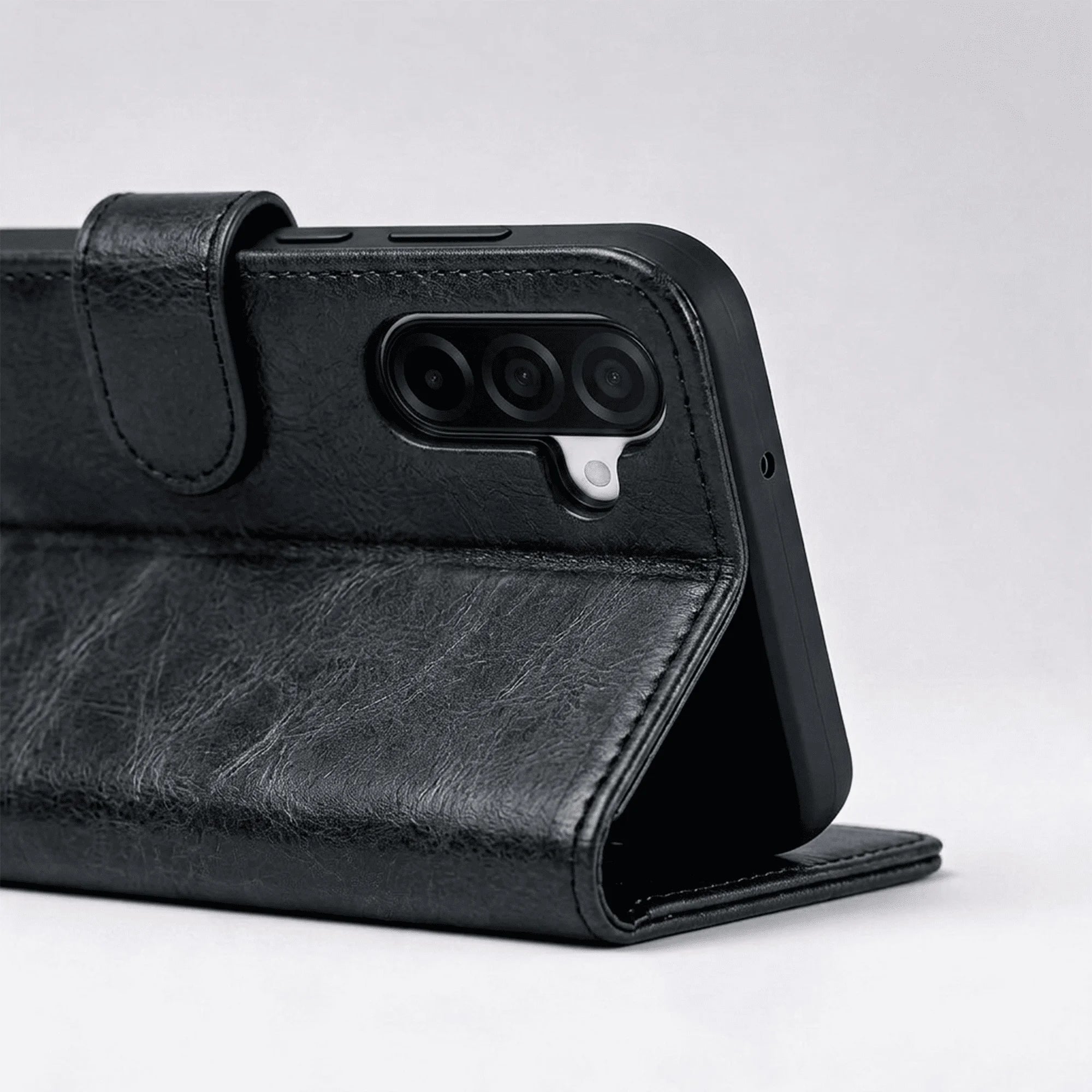 Samsung Galaxy A57 Book Flip Case Leather Wallet - Big Mike