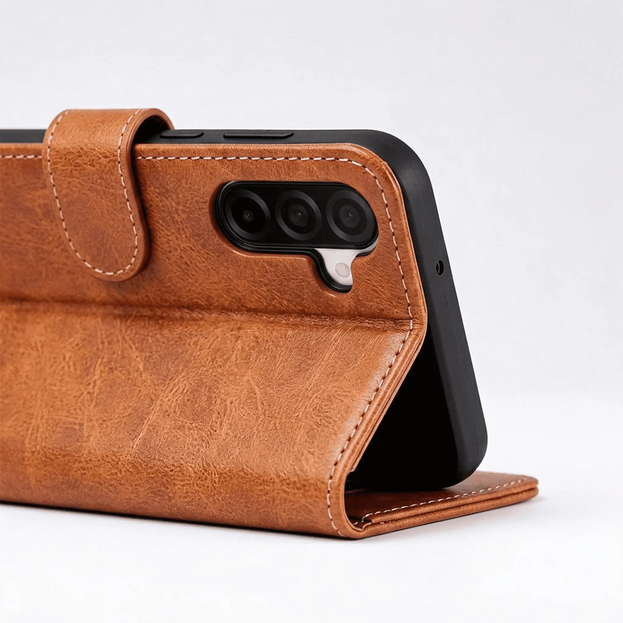 Samsung Galaxy A57 Book Flip Case Leather Wallet - Big Mike
