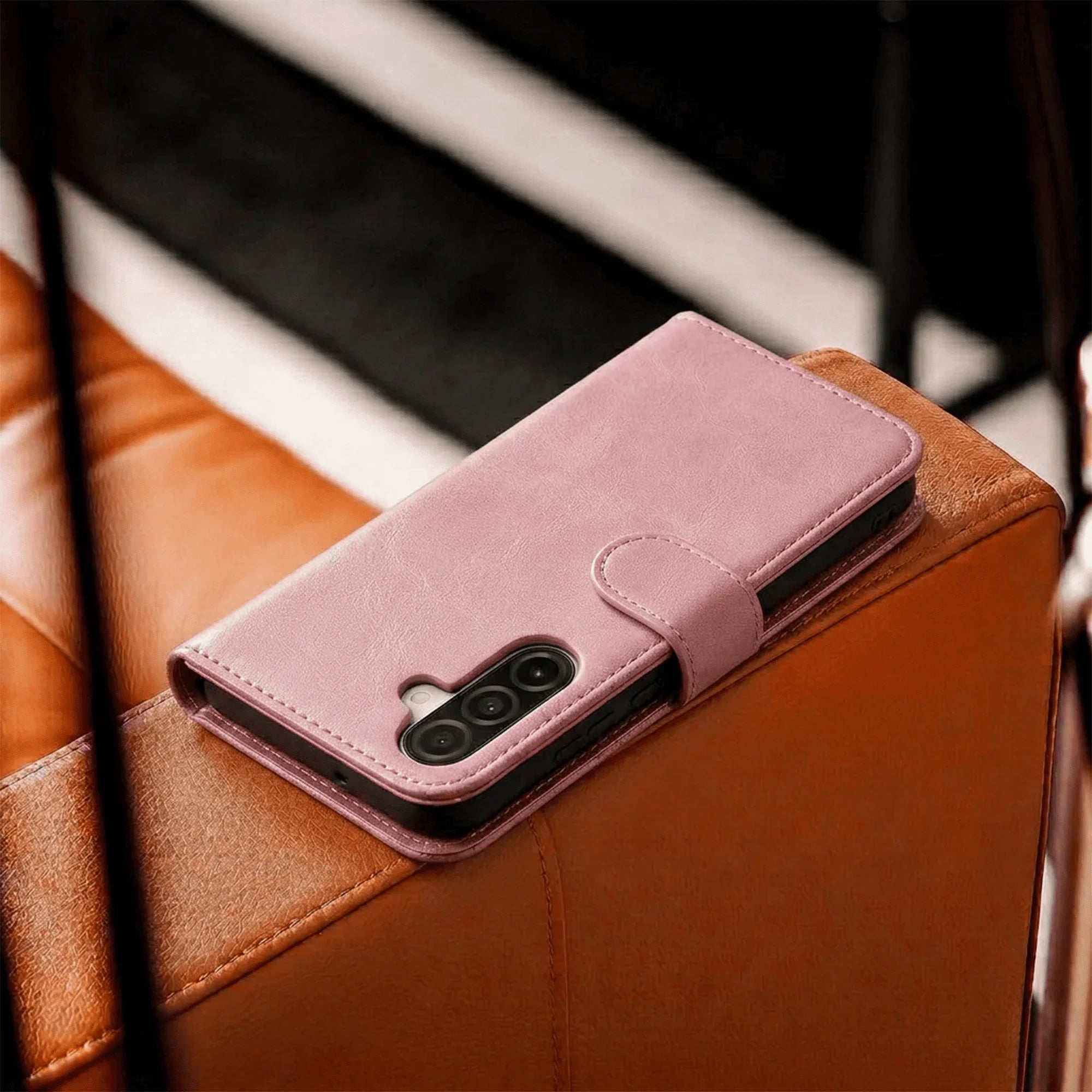 Samsung Galaxy A57 Book Flip Case Leather Wallet - Big Mike