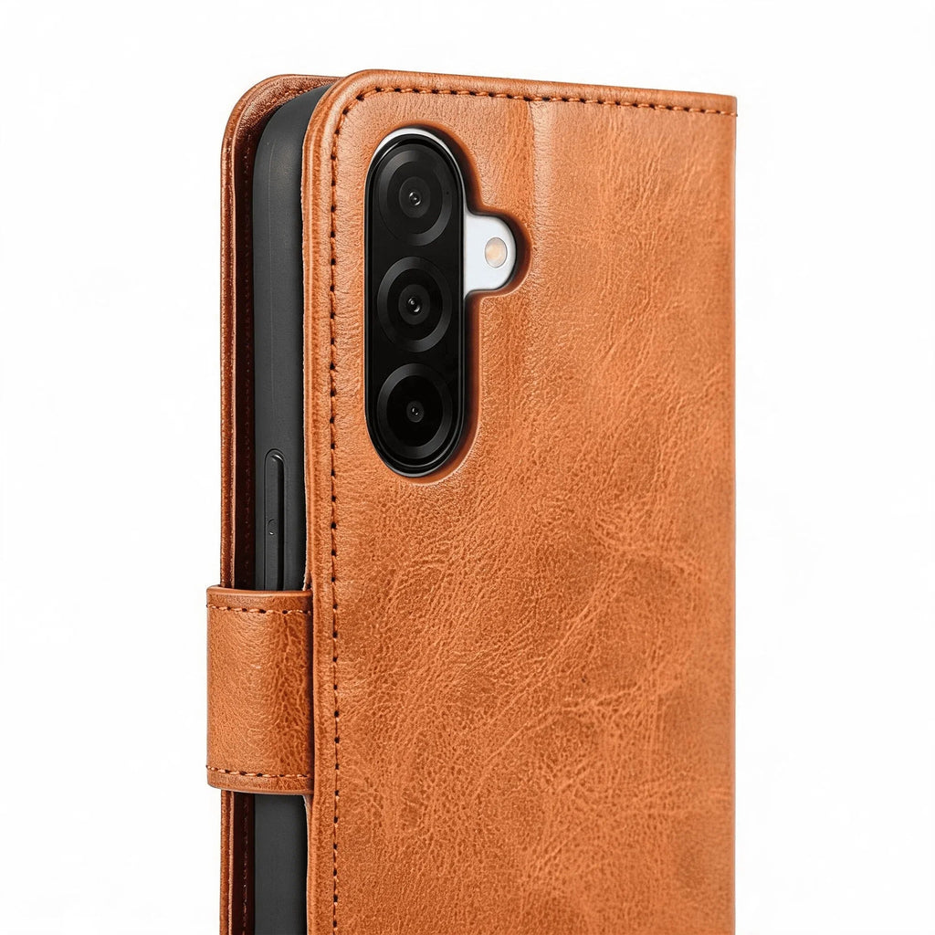 Samsung Galaxy A57 Book Flip Case Leather Wallet - Big Mike