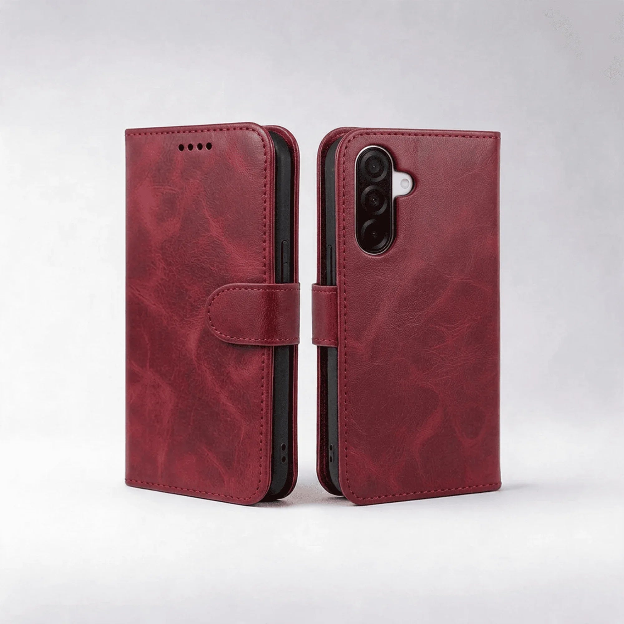 Samsung Galaxy A57 Book Flip Case Leather Wallet - Big Mike