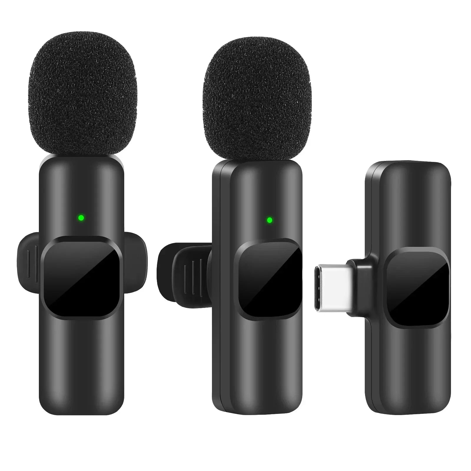 Wireless Lavalier Microphone for iPhone Android Live Recording - Big Mike
